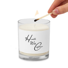 Load image into Gallery viewer, Glass jar soy wax candle