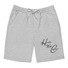 Load image into Gallery viewer, White HwC Unisex Fleece Shorts