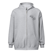 Load image into Gallery viewer, Sport Gray / Black HwC zip hoodie