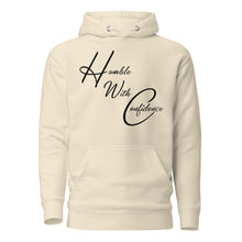 Load image into Gallery viewer, Humble With Confidence Black Signature Unisex Hoodie