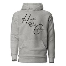 Load image into Gallery viewer, Humble With Confidence Black Signature Unisex Hoodie