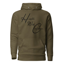 Load image into Gallery viewer, Humble With Confidence Black Signature Unisex Hoodie