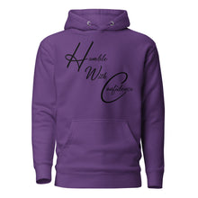 Load image into Gallery viewer, Humble With Confidence Black Signature Unisex Hoodie