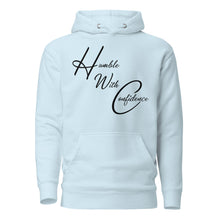 Load image into Gallery viewer, Humble With Confidence Black Signature Unisex Hoodie