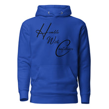 Load image into Gallery viewer, Humble With Confidence Black Signature Unisex Hoodie