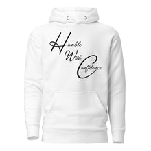 Load image into Gallery viewer, Humble With Confidence Black Signature Unisex Hoodie